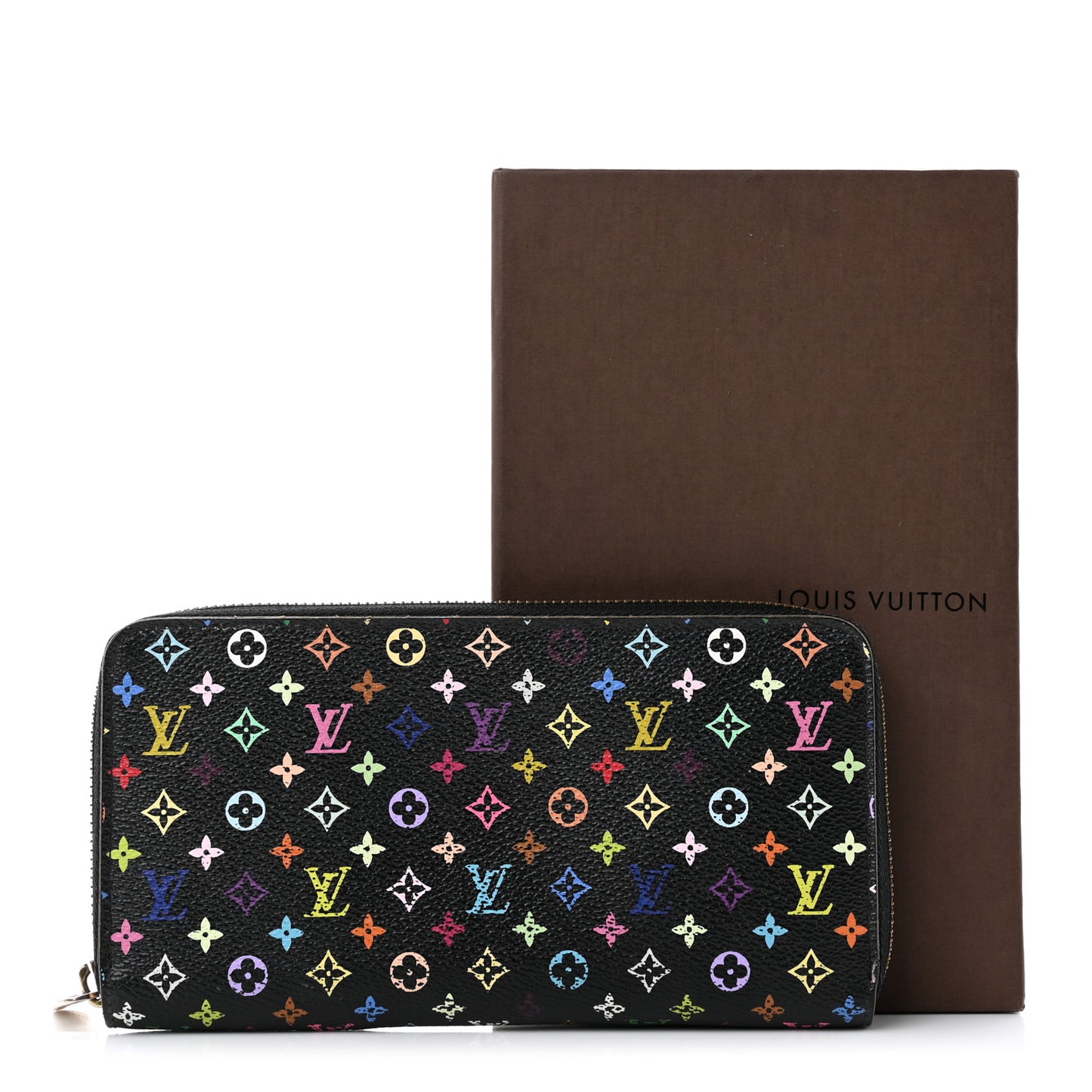 Monogram Multicolor Zippy Wallet Black Grenade