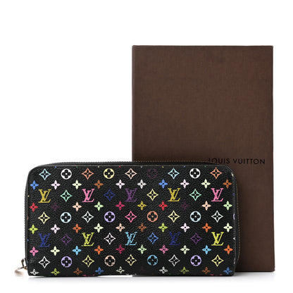 Louis Vuitton Monogram Multicolor Zippy Wallet Black Grenade 9 of 9