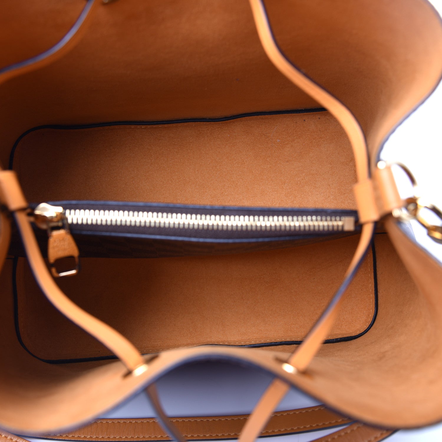 Louis Vuitton Damier Ebene Neonoe MM Safran 5 of 9