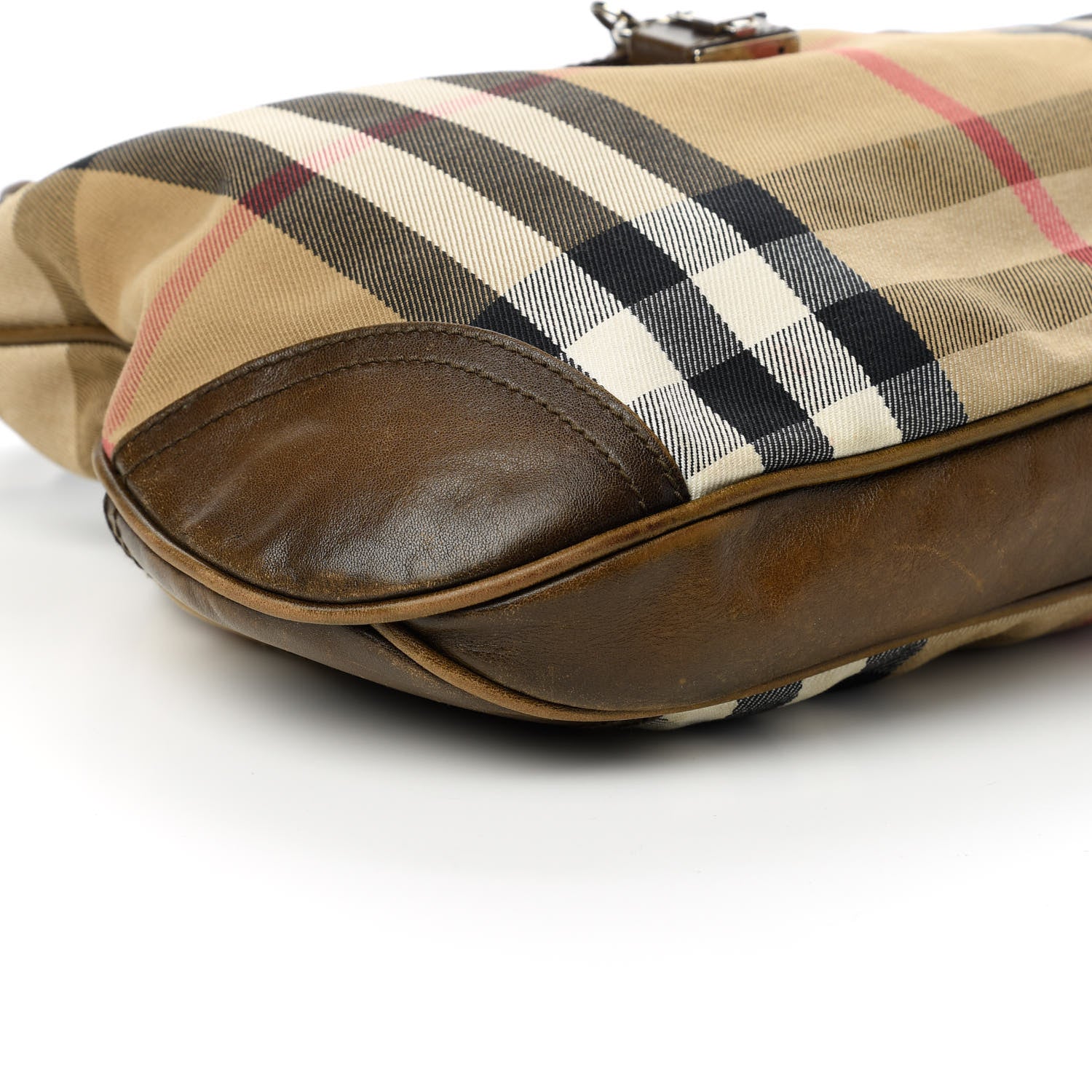 Burberry House Check Brook Hobo Brown 6 of 11