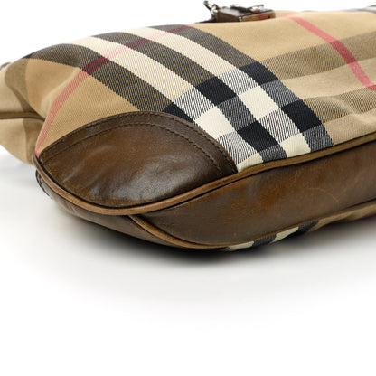 Burberry House Check Brook Hobo Brown 6 of 11