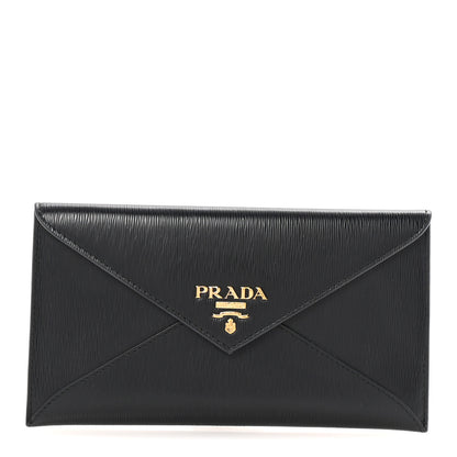 Prada Vitello Move Envelope Wallet Black 1 of 7