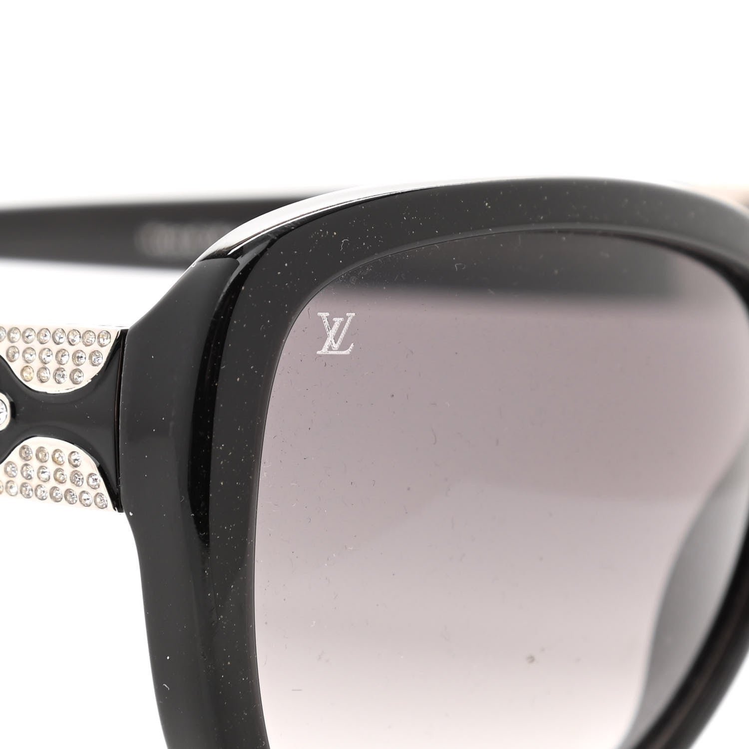Louis Vuitton Acetate Obsession GM Sunglasses Z0457W Black Glitter 7 of 8