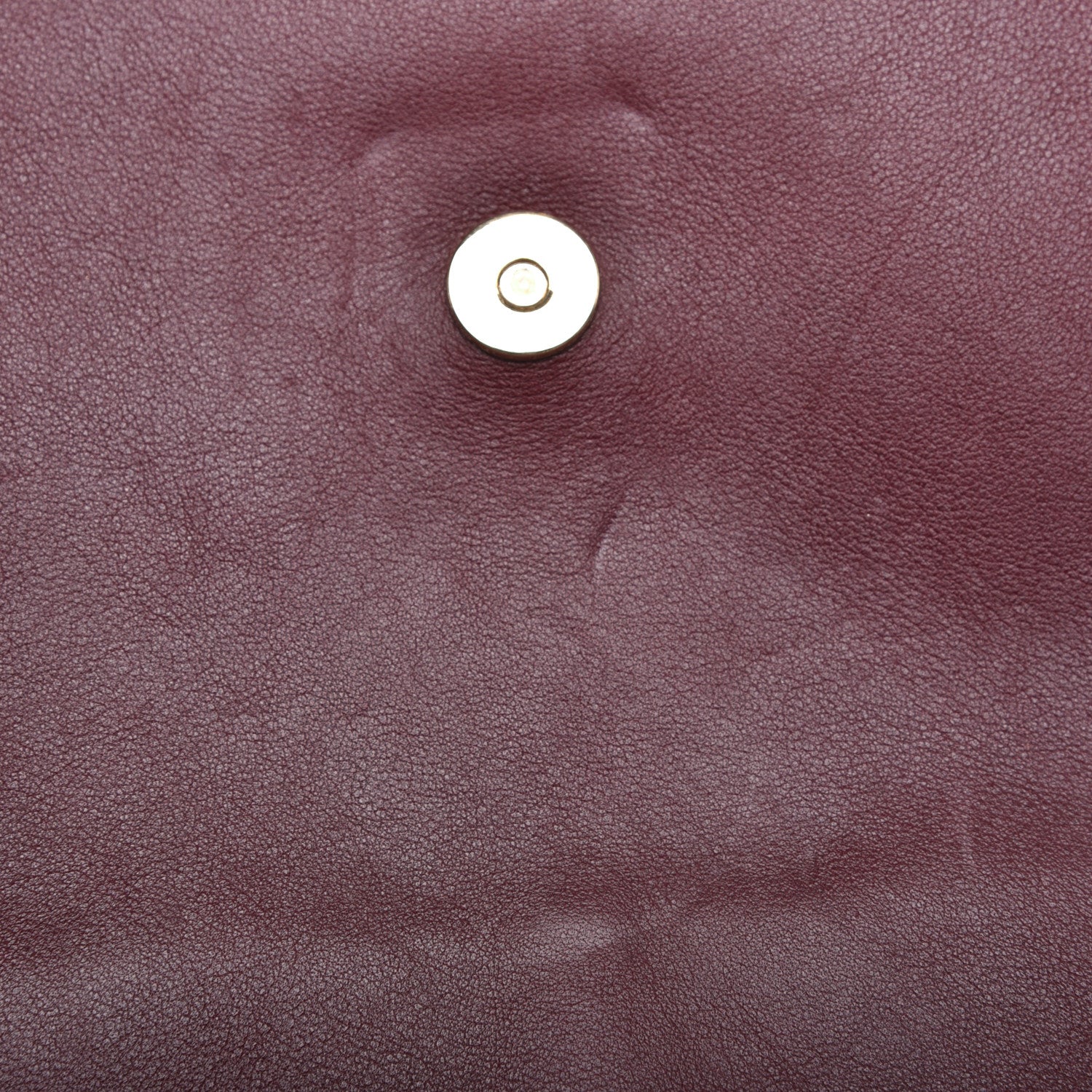 Chloe Calfskin Suede Medium Faye Shoulder Bag Dark Purple 9 of 10