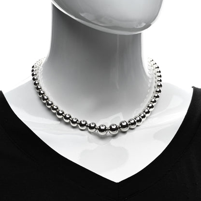 Tiffany Sterling Silver HardWear Graduated Ball Necklace 2 of 4