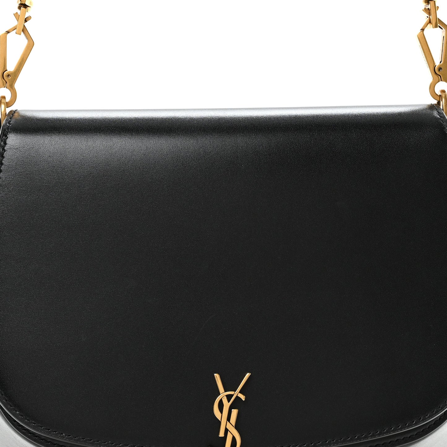 Box Calfskin Mini Voltaire Top Handle Bag Black