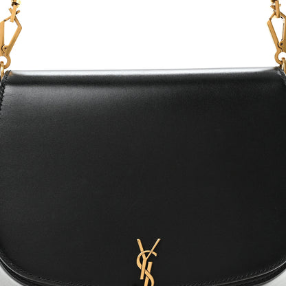 Saint Laurent Box Calfskin Mini Voltaire Top Handle Bag Black 8 of 11