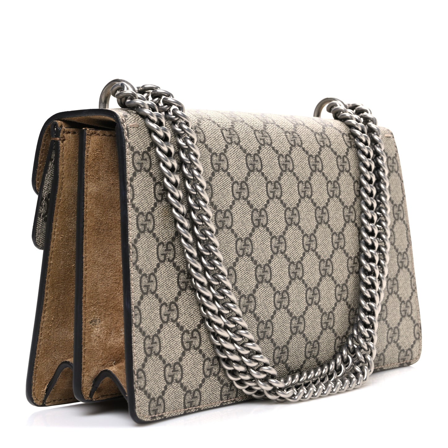 GG Supreme Monogram Small Dionysus Shoulder Bag Taupe