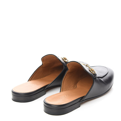 Gucci Calfskin Womens Princetown Slippers 38 Black 4 of 9