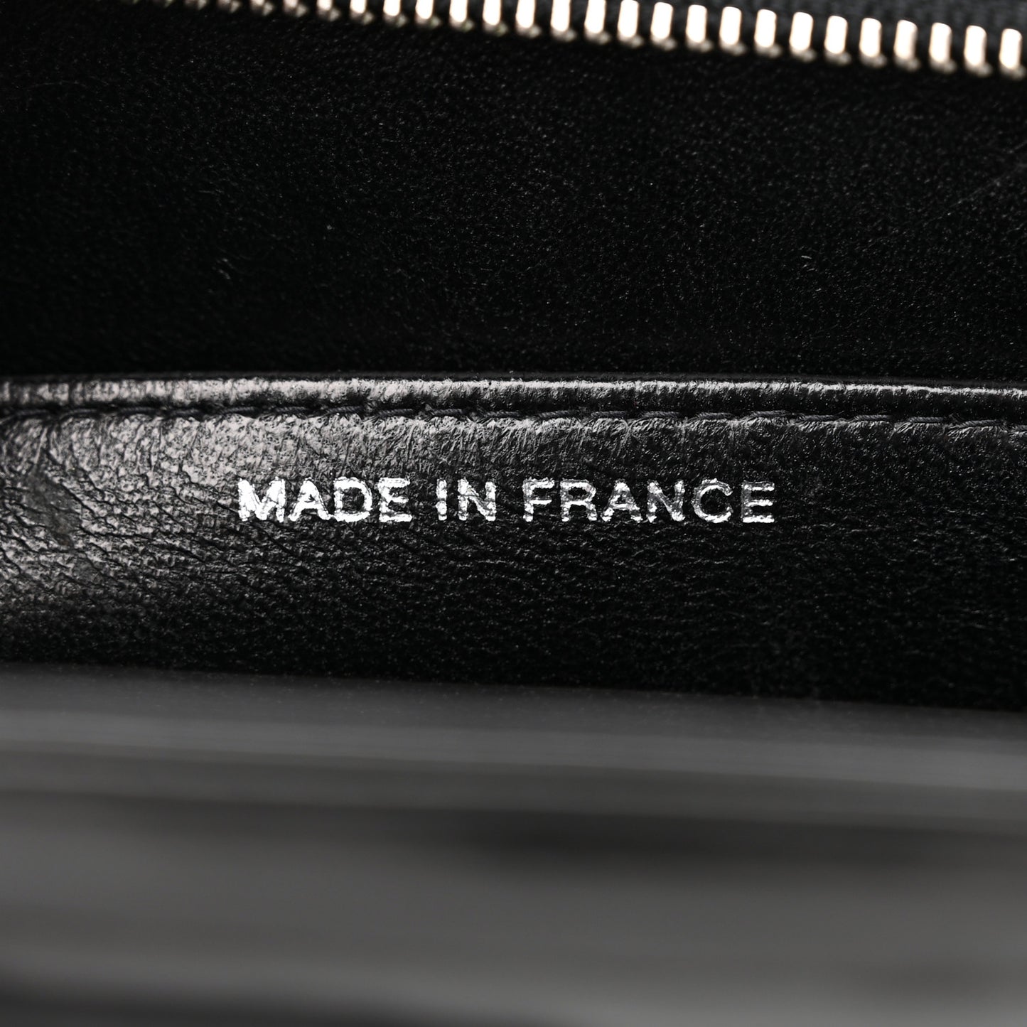 Patent CC Shoulder Bag Black