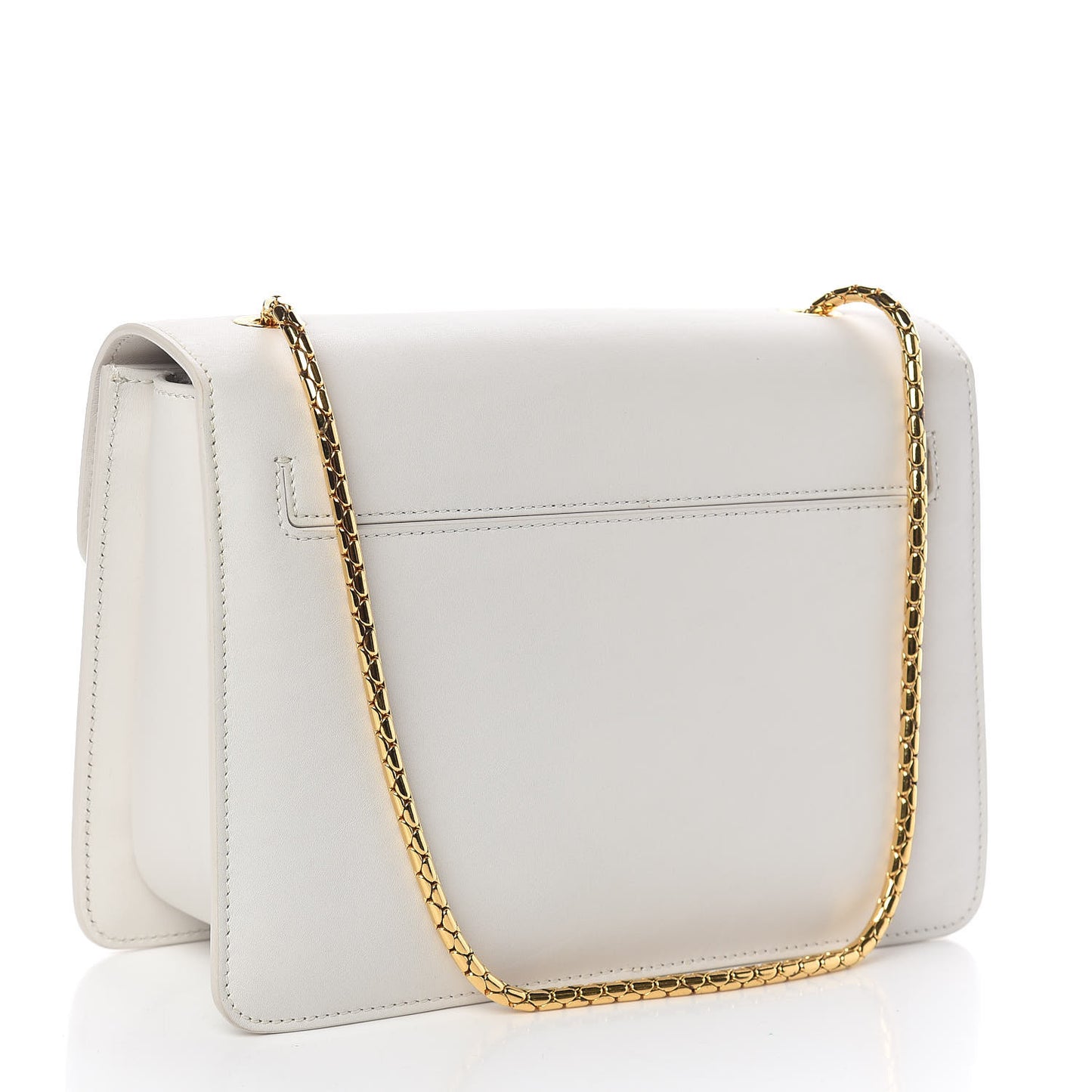 Calfskin Medium Sienna Shoulder Bag Chalk