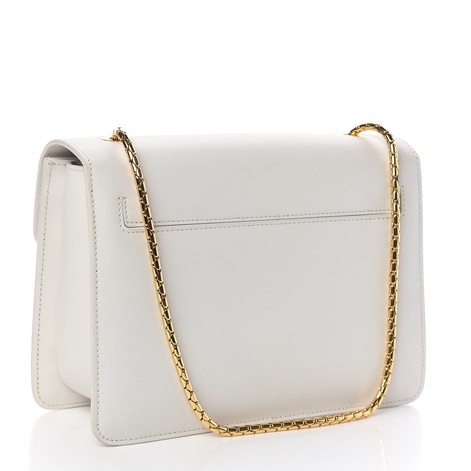 Tom Ford Calfskin Medium Sienna Shoulder Bag Chalk 3 of 9