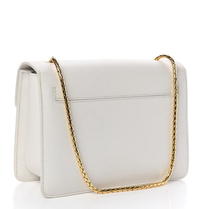 Tom Ford Calfskin Medium Sienna Shoulder Bag Chalk 3 of 9