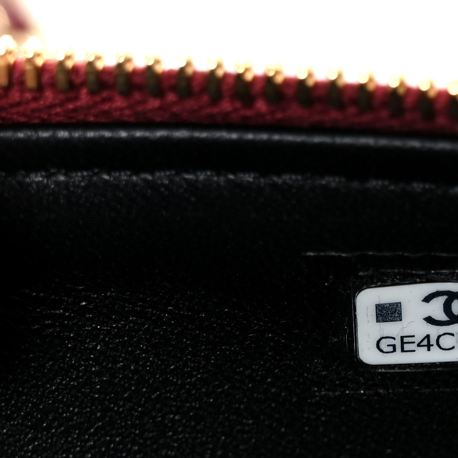 Chanel Lambskin Quilted Top Handle Slim Vanity With Chain Burgundy 7 of 11