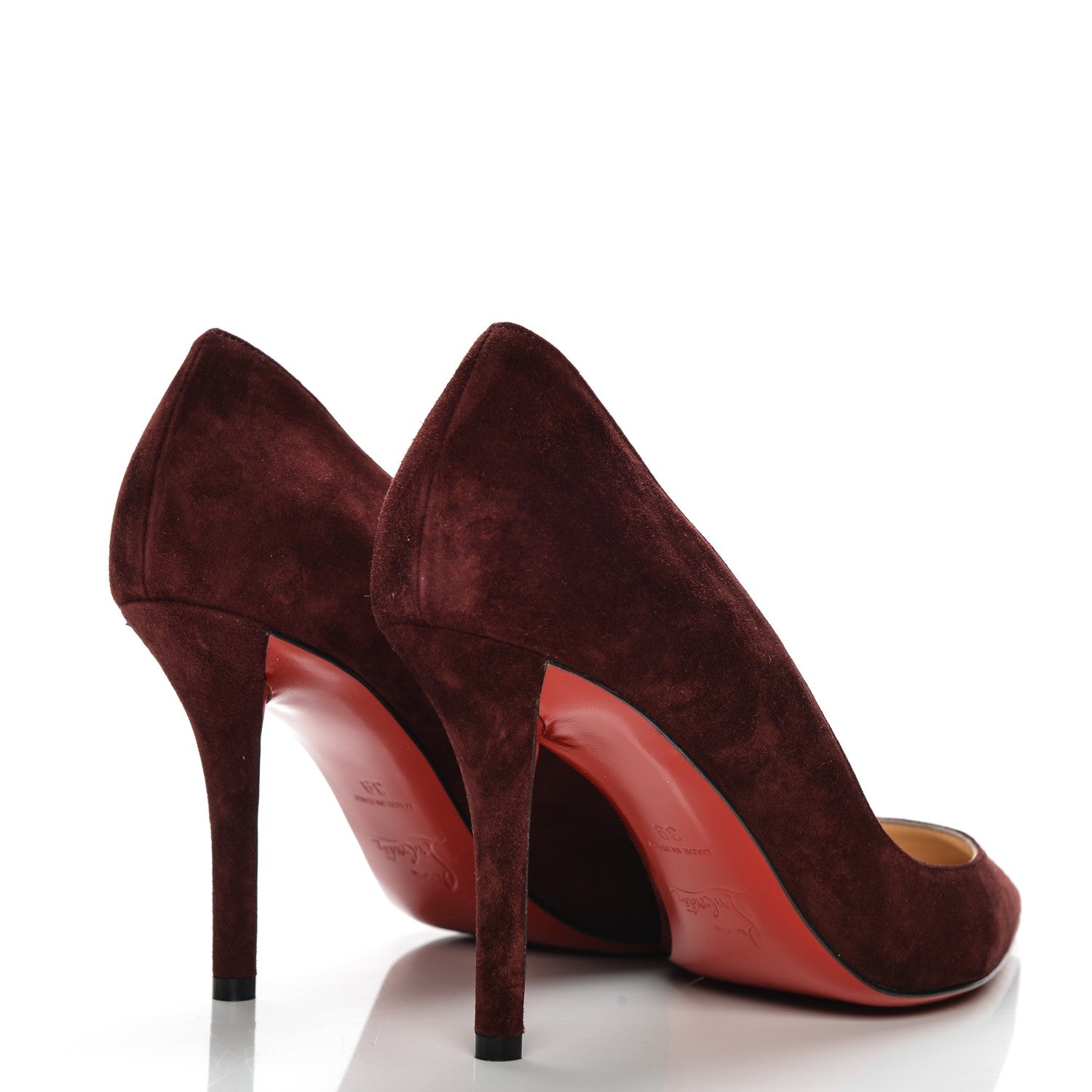 Christian Louboutin Suede Apostrophy 85 Pumps 39 Orthodoxe 4 of 7