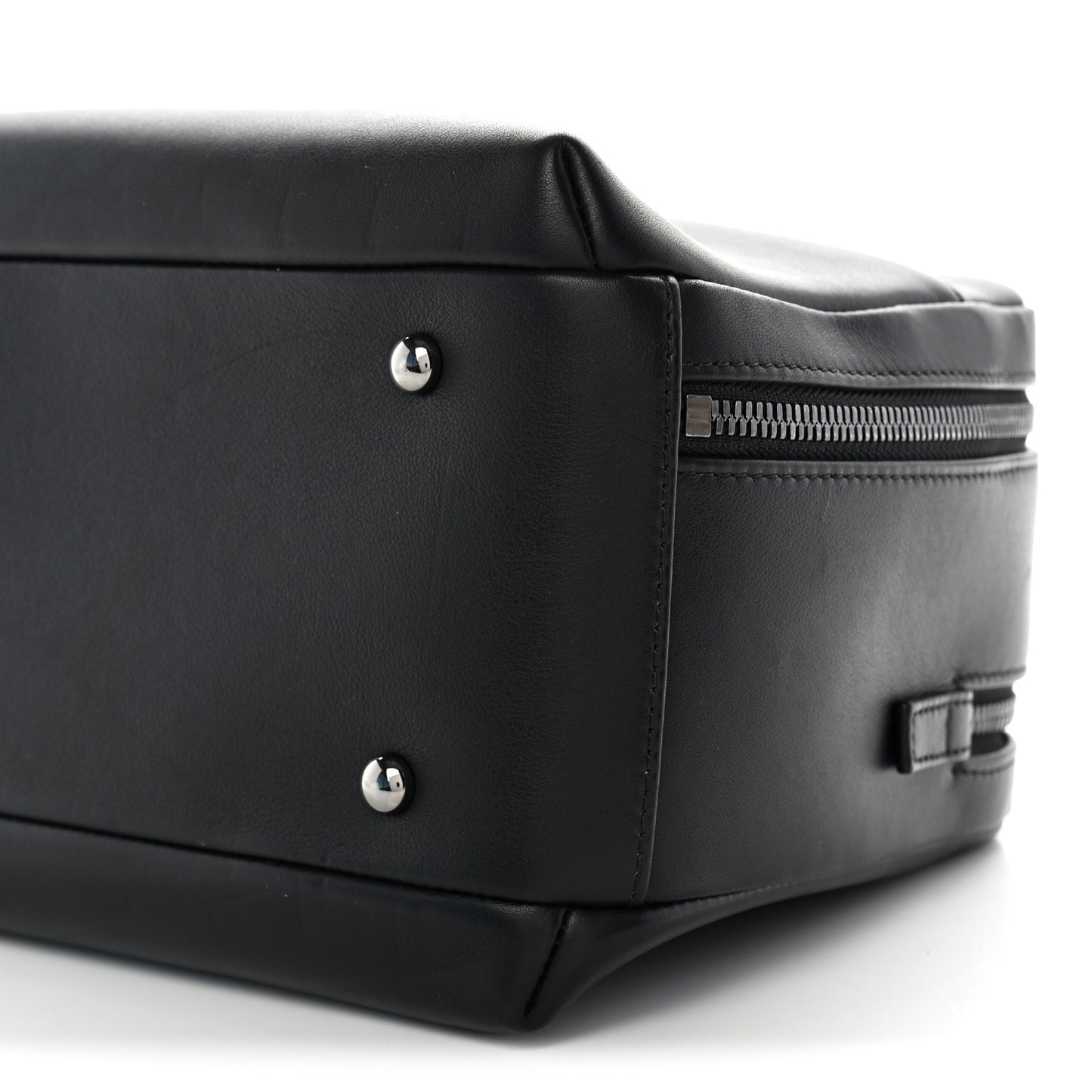 Calfskin Small Trendy CC Bowling Bag Black