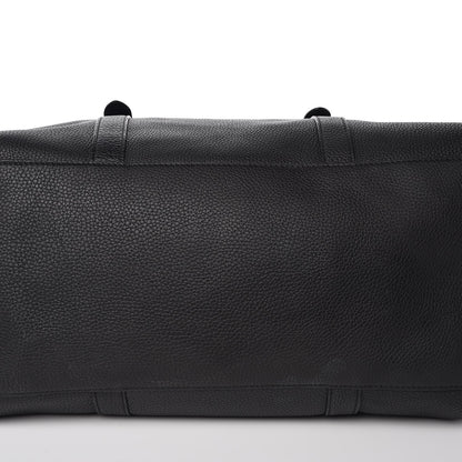 Gucci Pebbled Calfskin Carry On Duffle Black 9 of 9