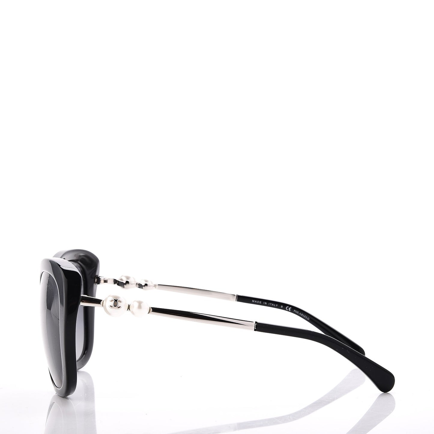 Square Winter Polarized Pearl Sunglasses 5339-H Black
