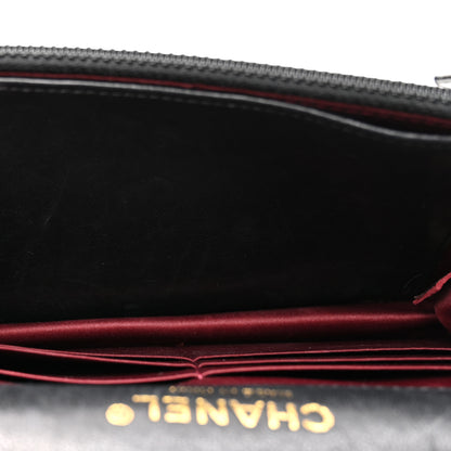 Chanel Lambskin Quilted Golden Class Wallet on Chain WOC Black 14 of 15
