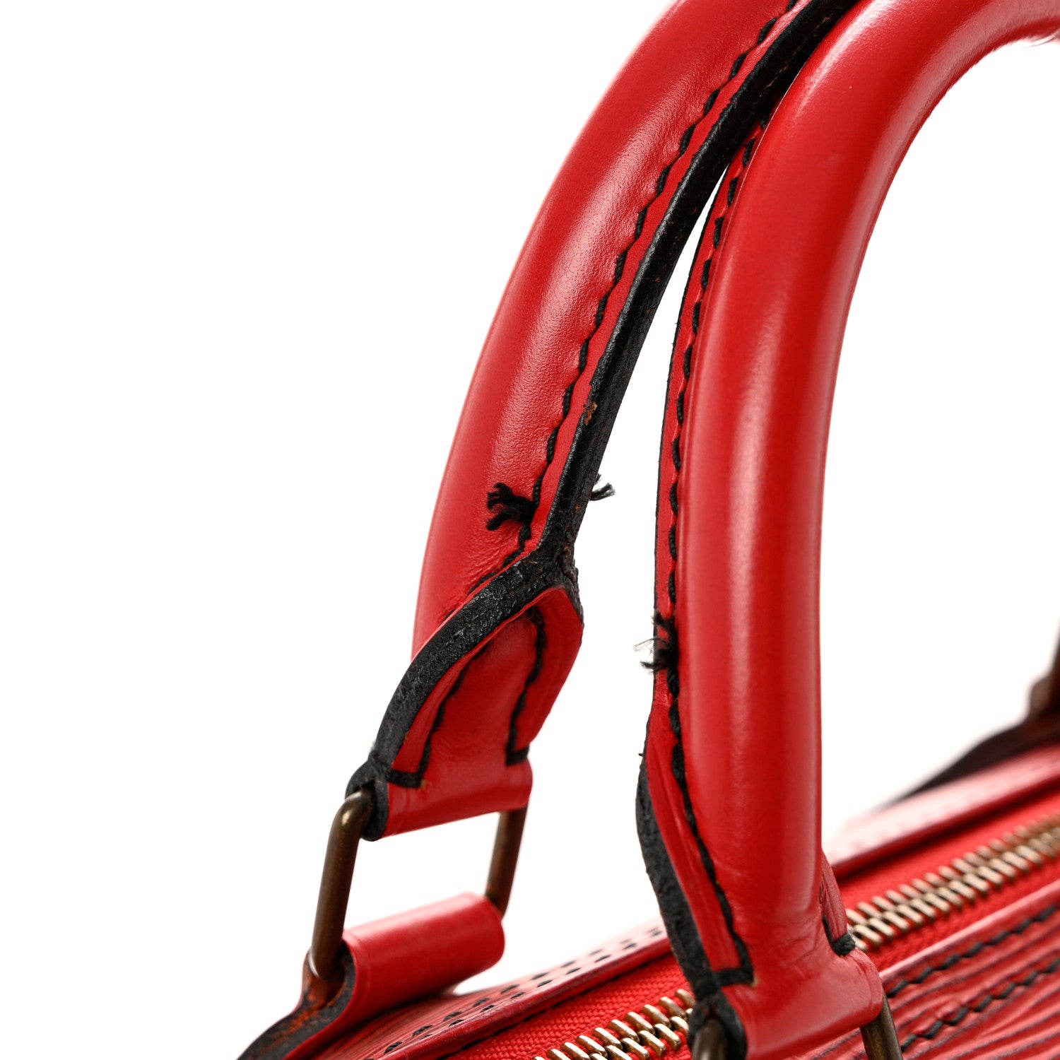 Louis Vuitton Epi Speedy 40 Castillan Red 11 of 13