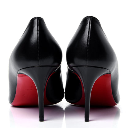 Christian Louboutin Kid Bareta 70 Pumps 39 Black Silver 6 of 10