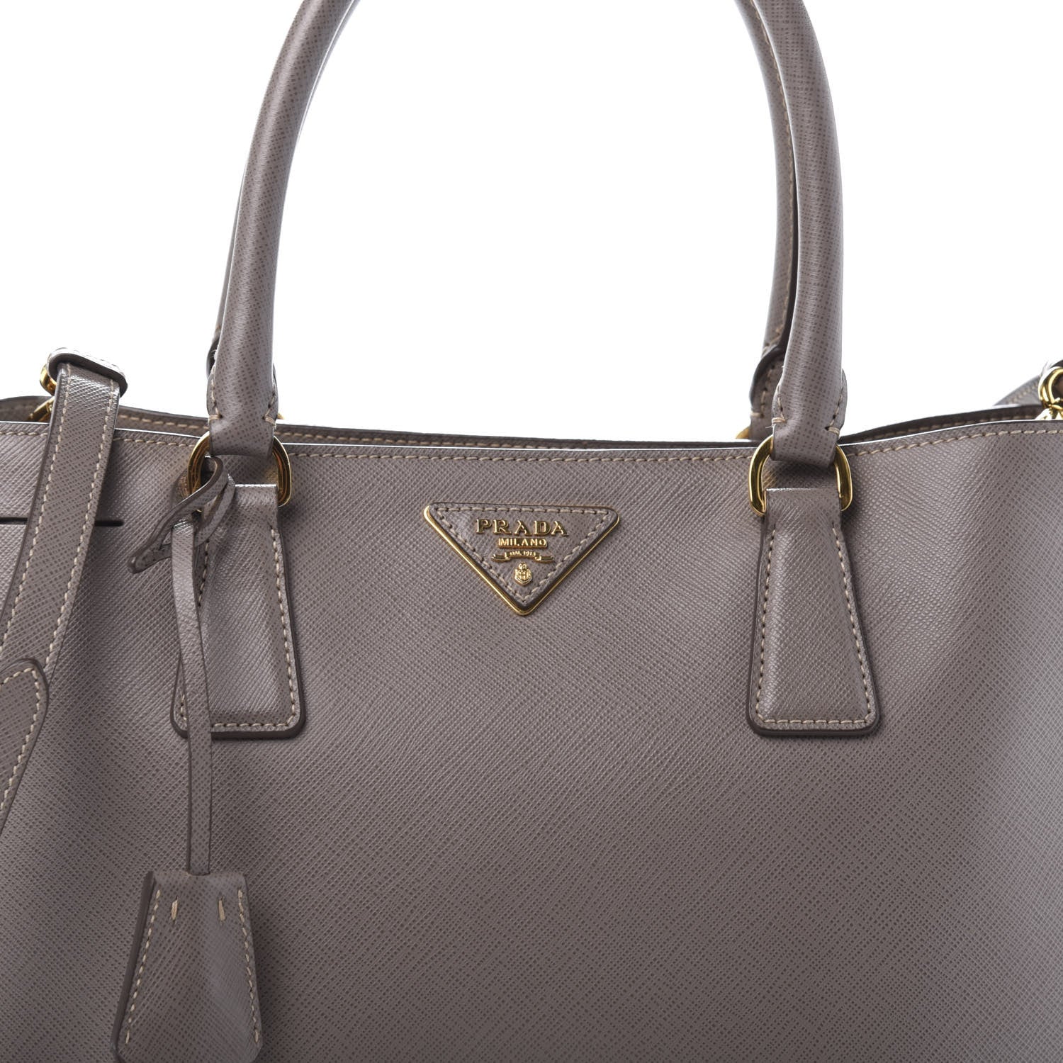 Prada Saffiano Lux Medium Tote Argilla 10 of 10