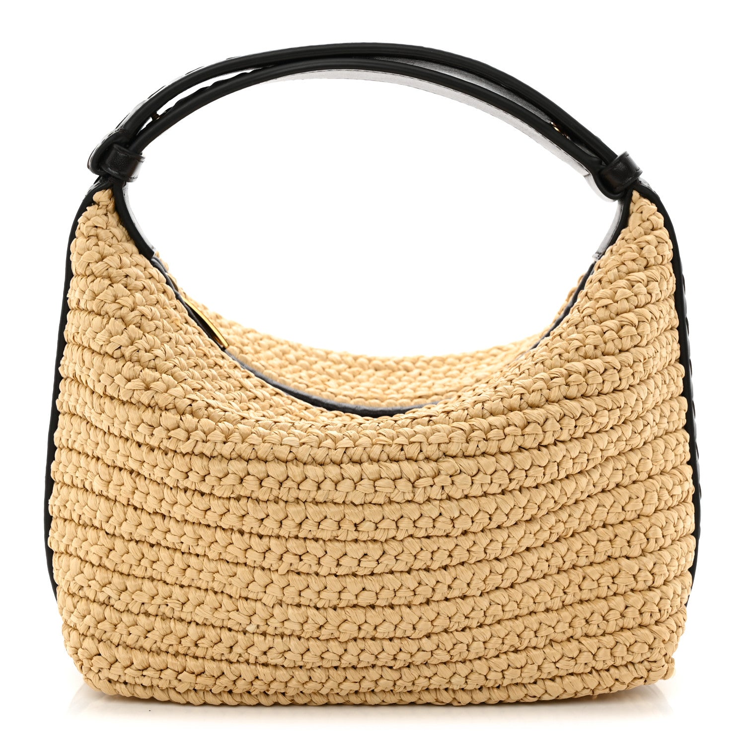Bottega Veneta Raffia Woven Nappa Intrecciato Mini Wallace Natural Fondant 1 of 10