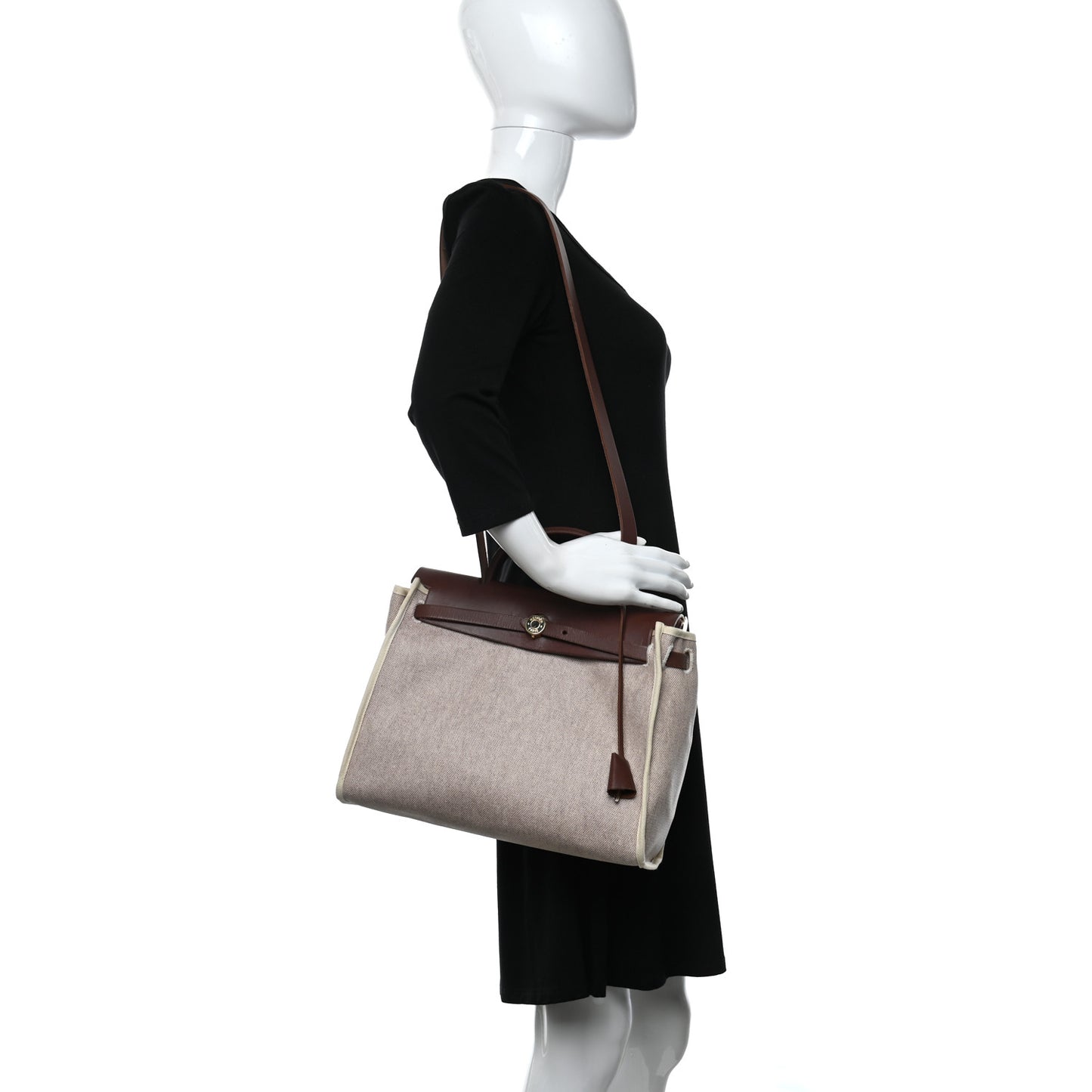 Vache Hunter Toile Herbag 30 PM Natural Havane