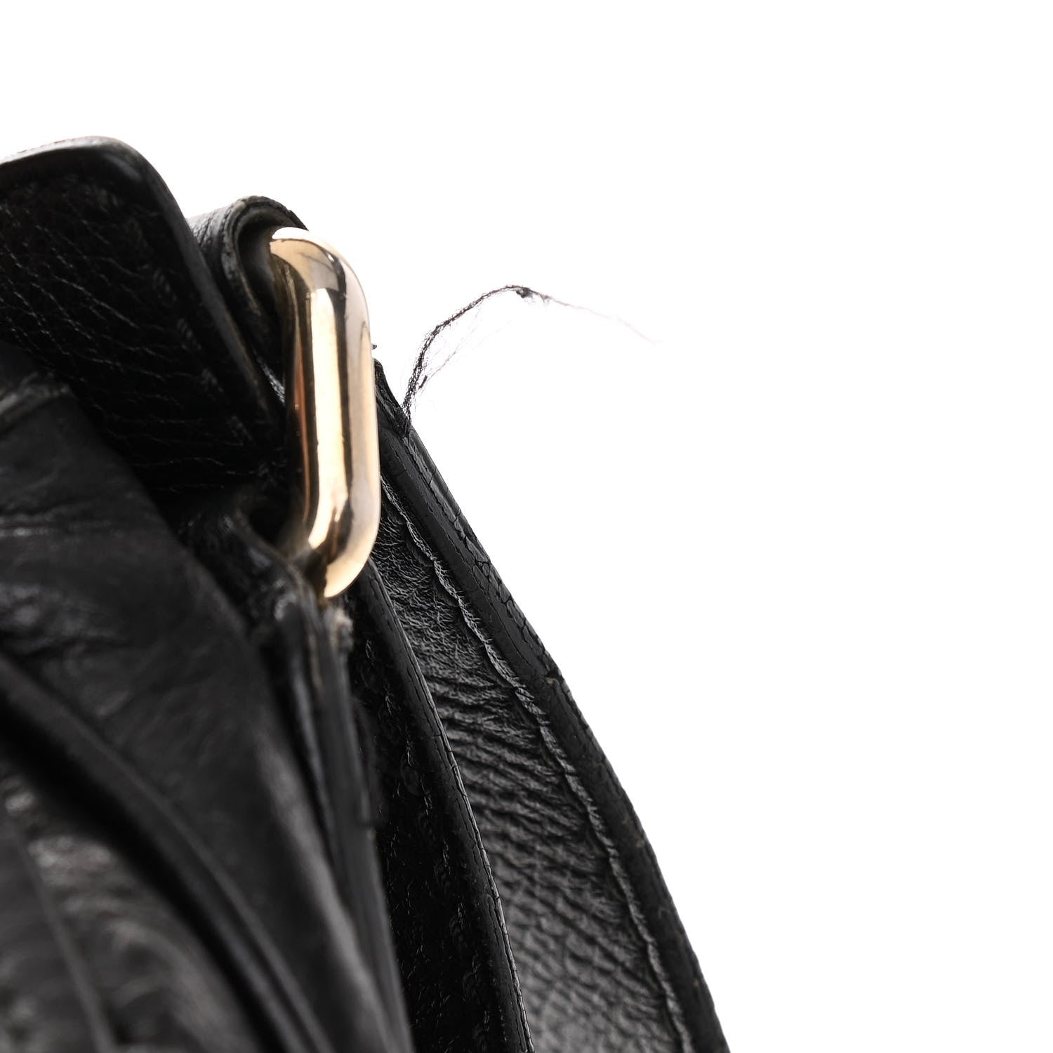 Gucci Guccissima Medium Flap Messenger Bag Black 11 of 12