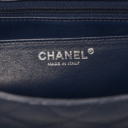 Chanel Caviar Quilted Jumbo Single Flap Navy 7 of 11
