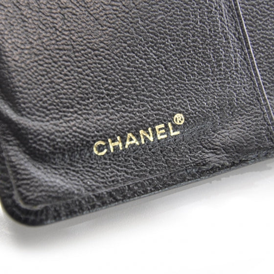 Chanel Leather Yen Wallet Black 6 of 8