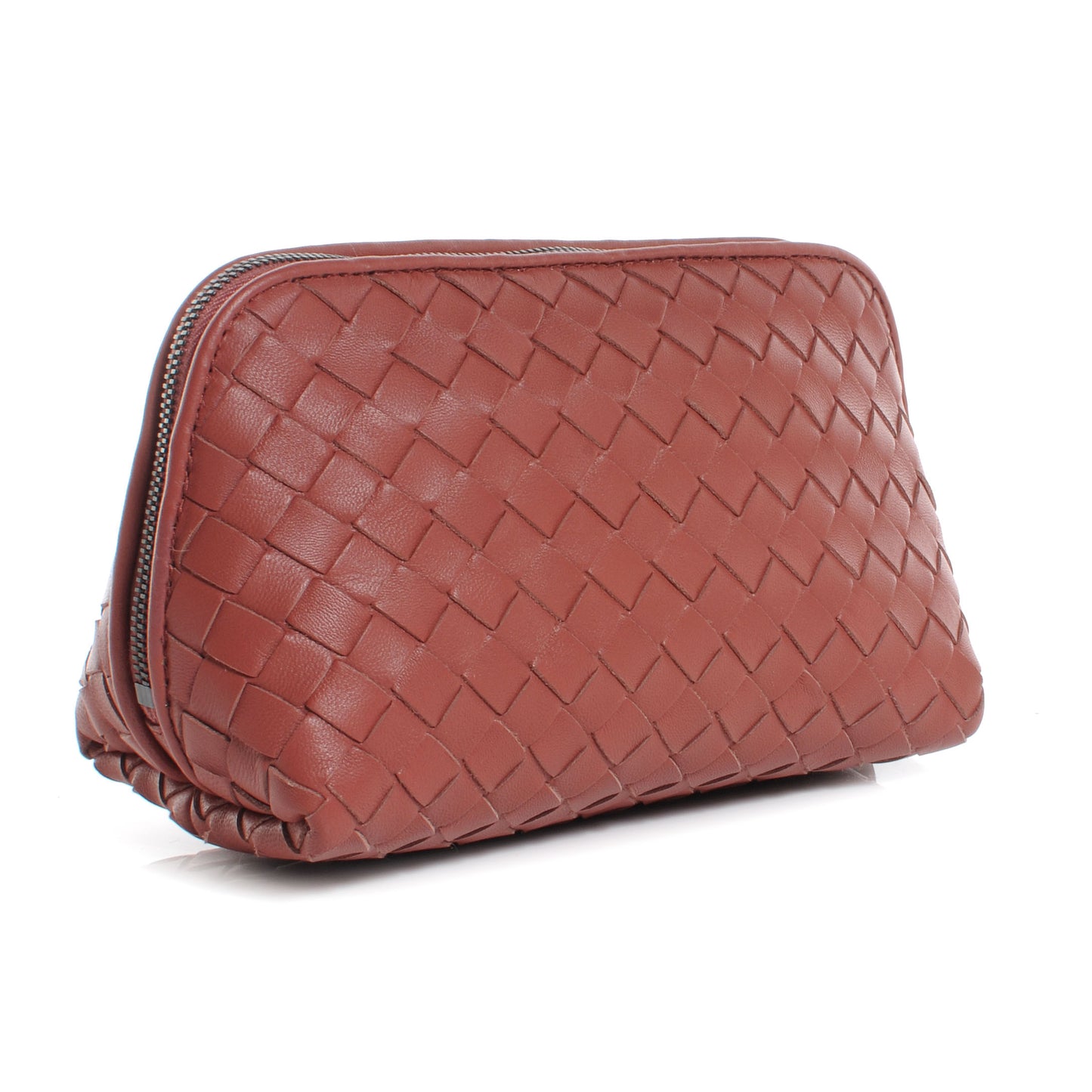 Nappa Intrecciato Small Cosmetic Case Appia