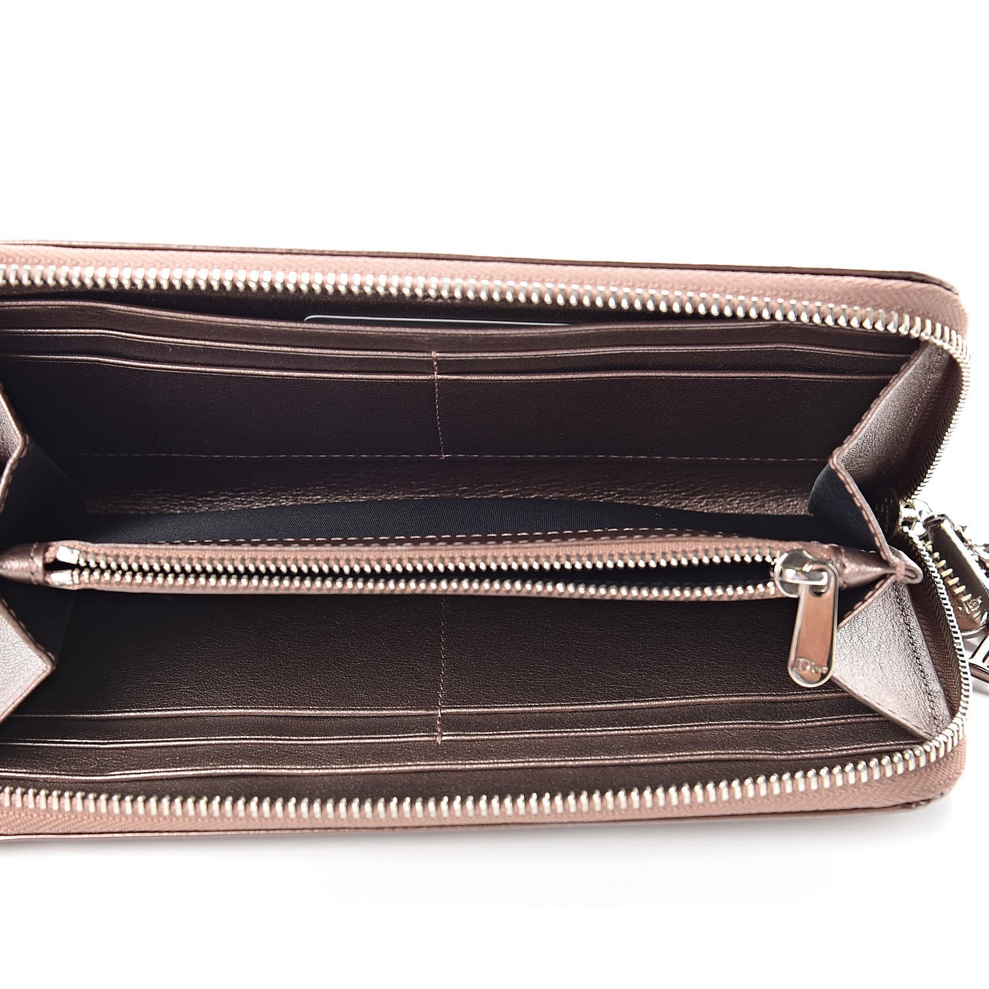 Patent Cannage Zip Around Wallet