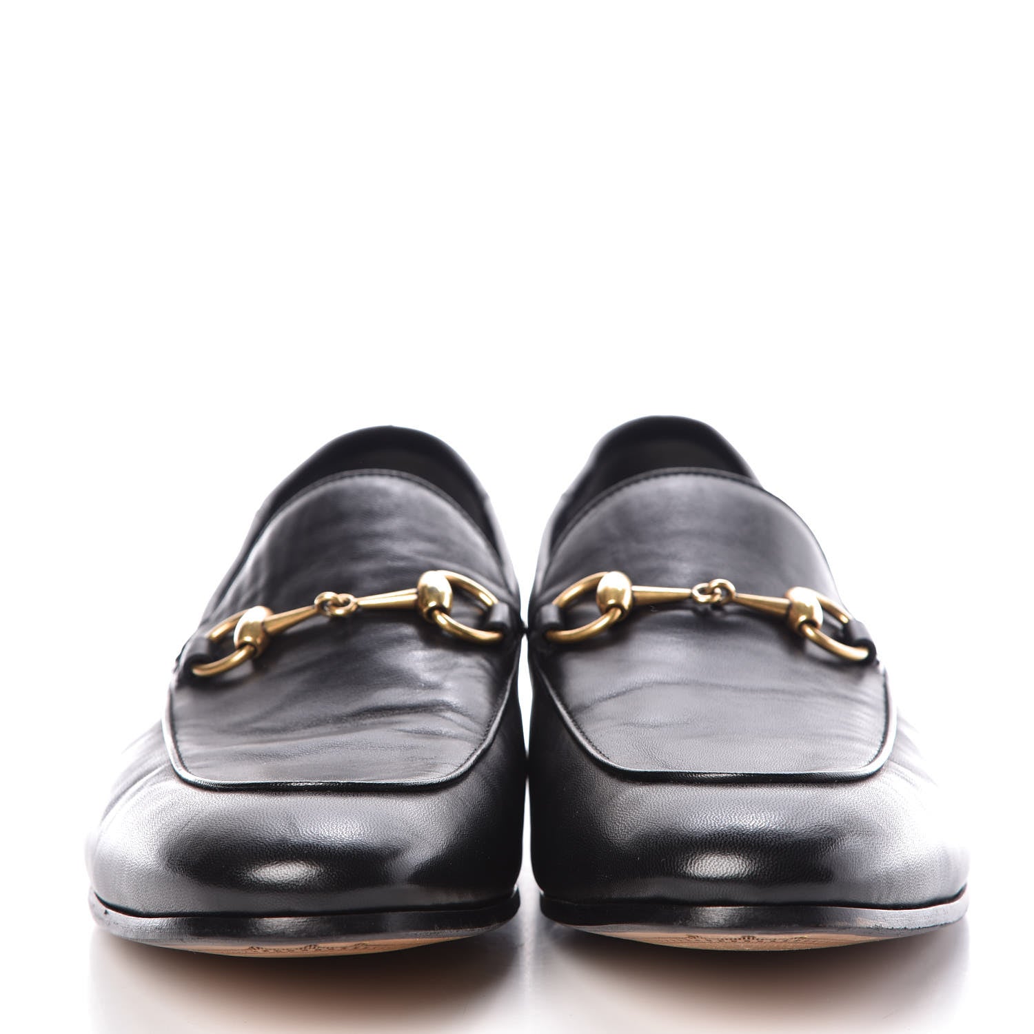 Gucci Lambskin Mens Brixton Horsebit Loafers 10 Black 2 of 11