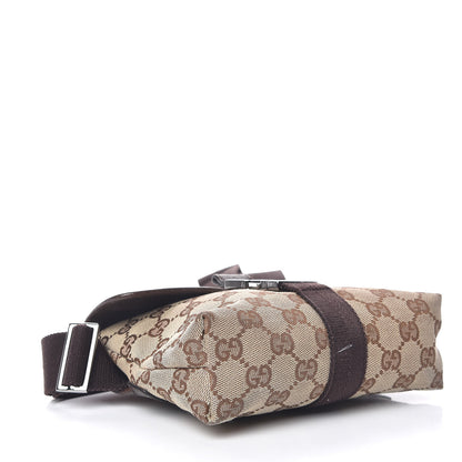 Gucci Monogram Waist Pouch Bag Dark Brown 4 of 11