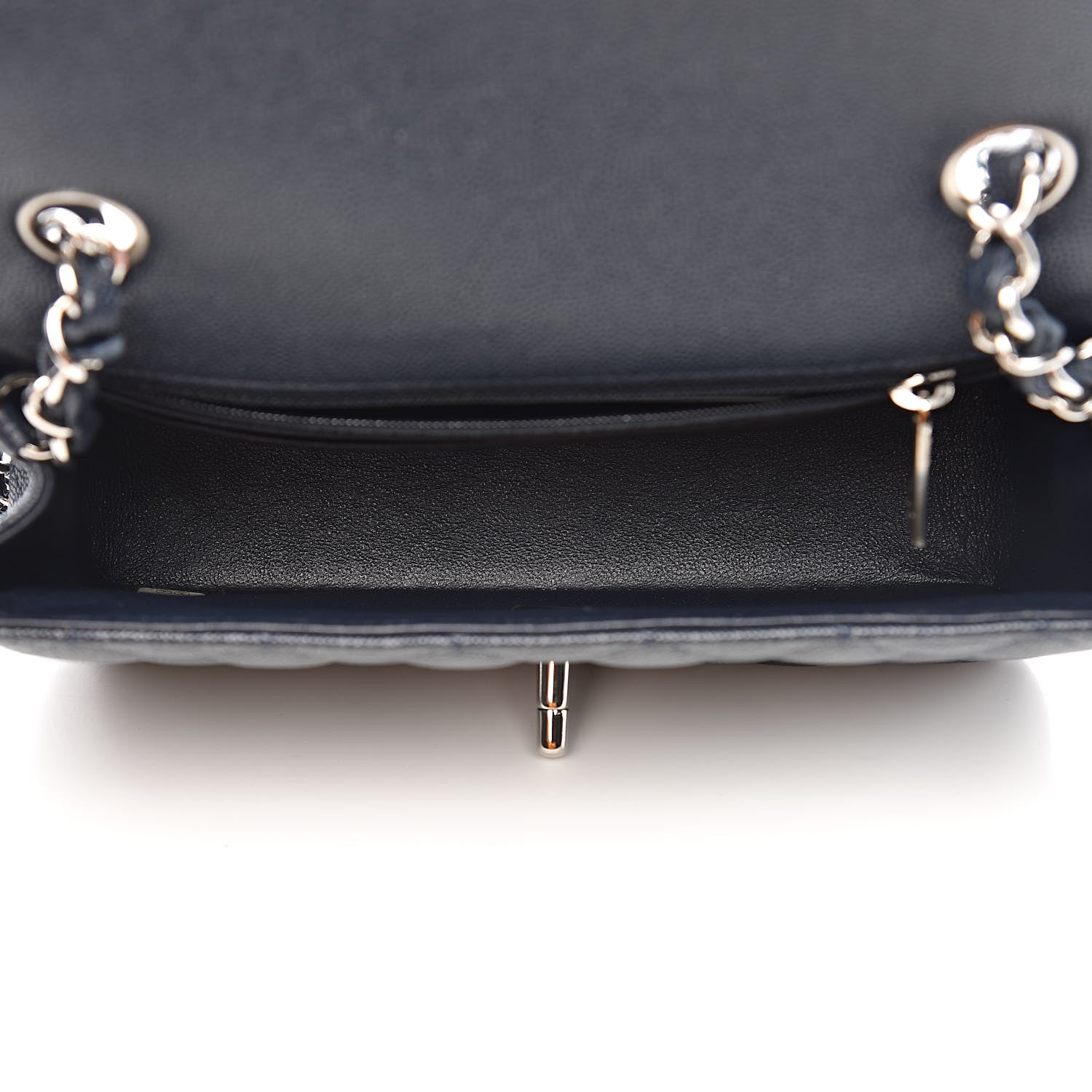 Chanel Caviar Quilted Mini Rectangular Flap Navy 5 of 11