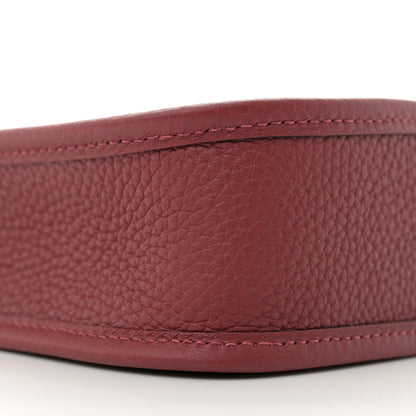 Hermes Taurillon Clemence Amazone Evelyne TPM Rouge H 9 of 11