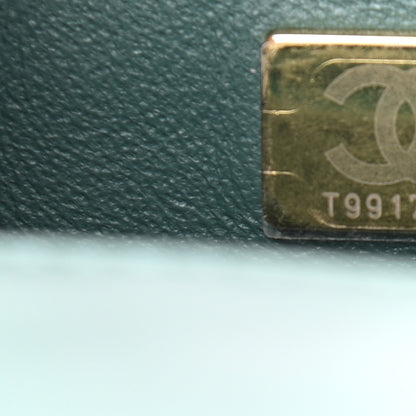 Chanel Lambskin Quilted Mini Rectangular Flap Green 5 of 9