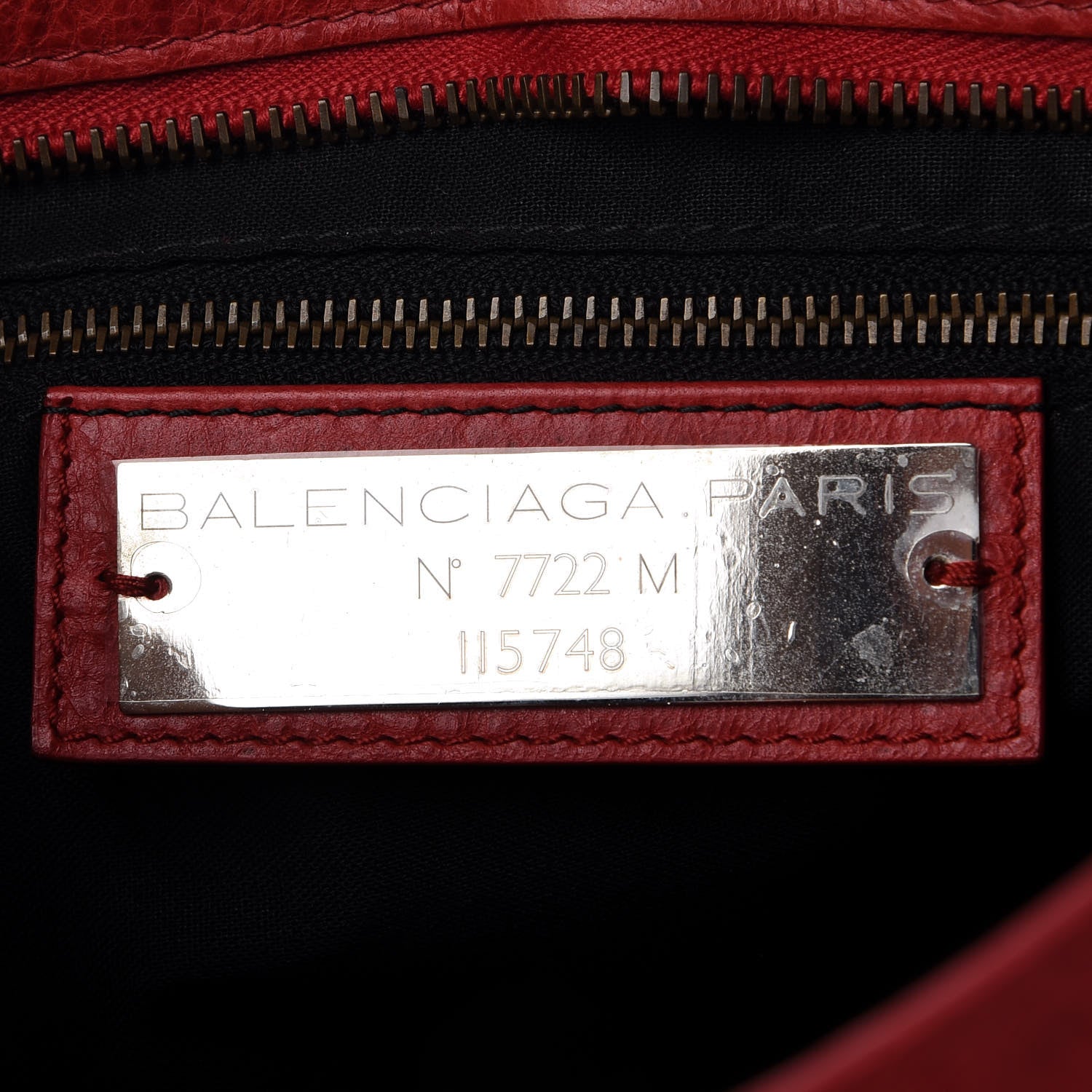 Balenciaga Agneau Classic Hardware City Rouge Coquelicot 6 of 9