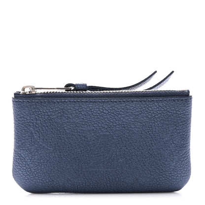 Louis Vuitton Metallic Empreinte Monogram Giant Key Pouch Navy Nacre 1 of 8