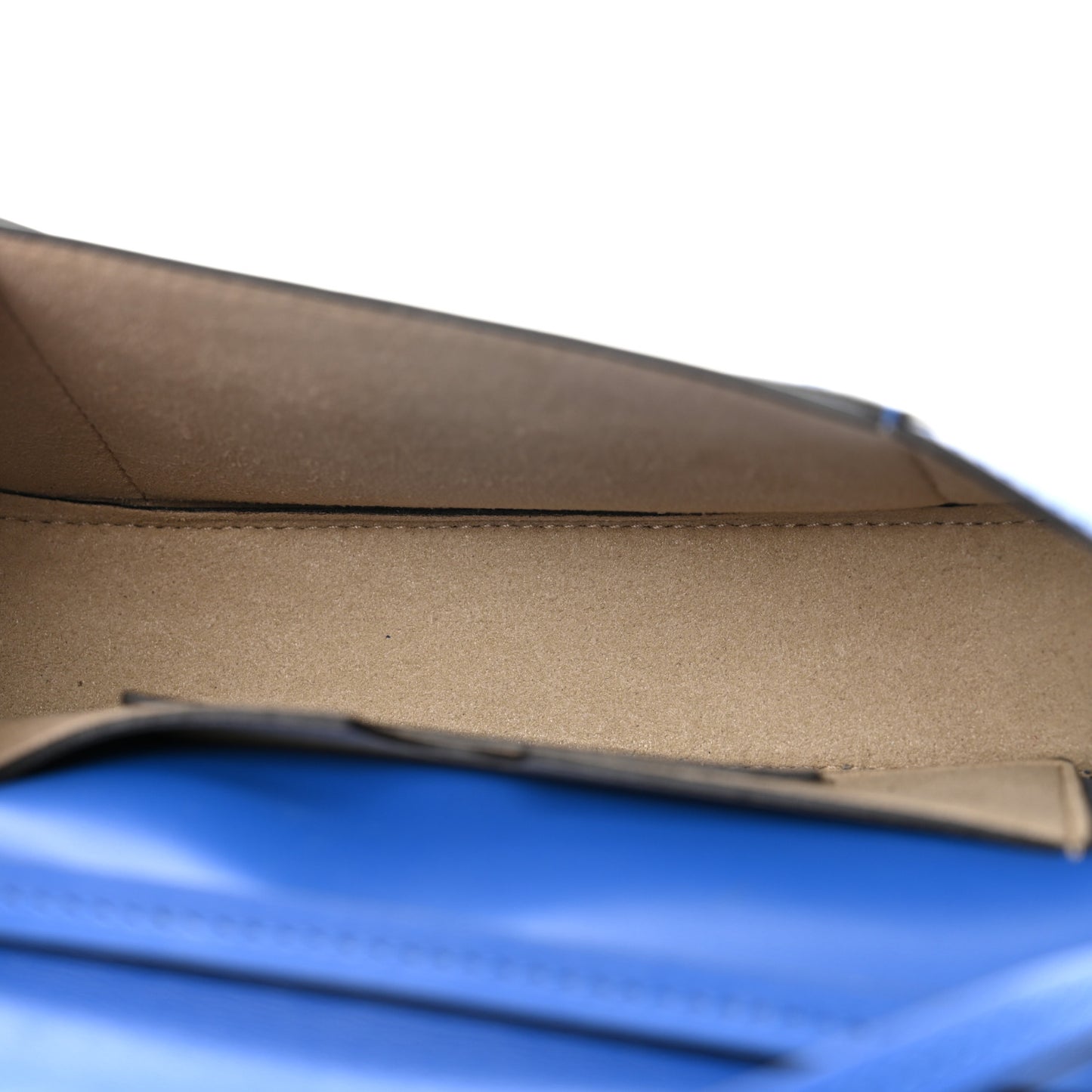 Goatskin Quilted GV3 Mini Pocket Convertible Bag Blue