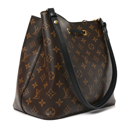 Louis Vuitton Monogram Neonoe MM Black 3 of 9