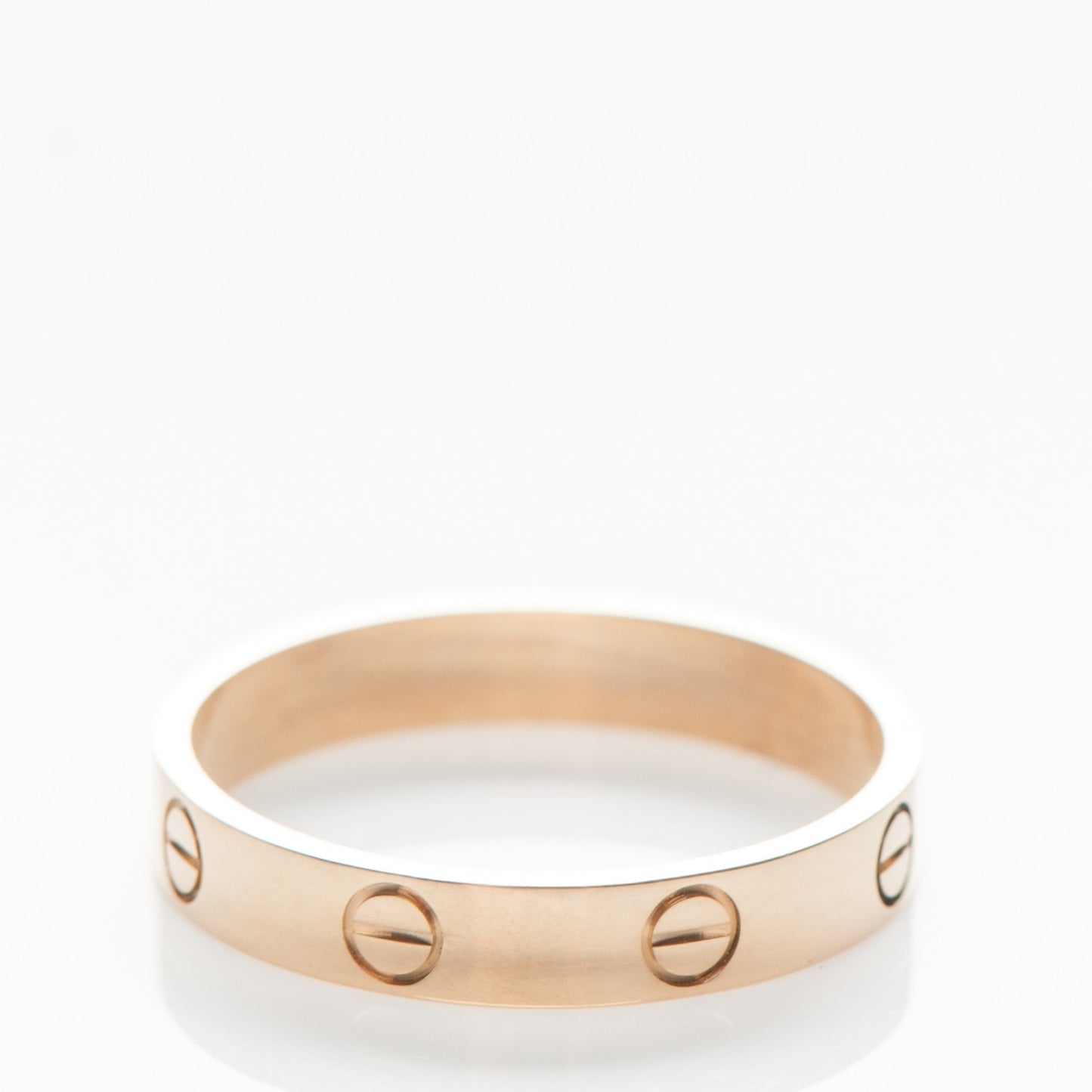 18K Yellow Gold 4mm LOVE Wedding Band Ring 59 9
