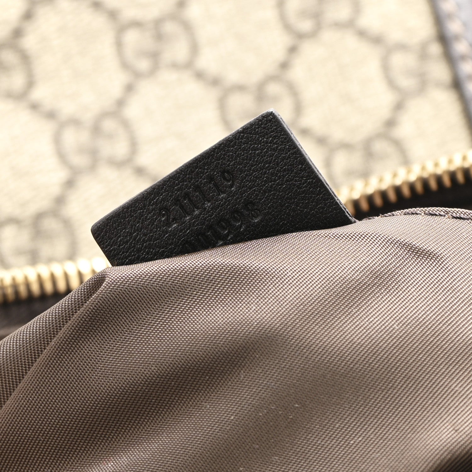 Gucci GG Plus Monogram Large Carry On Duffle Trolley Beige Ebony Cocoa Dark Chocolate 8 of 14