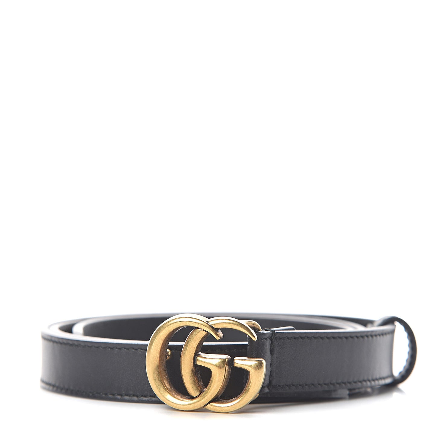 Calfskin Double G 20mm Belt 85 34 Black