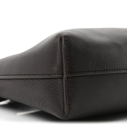 The Row Grained Calfskin Rene Crossbody Dark Brown 8 of 9