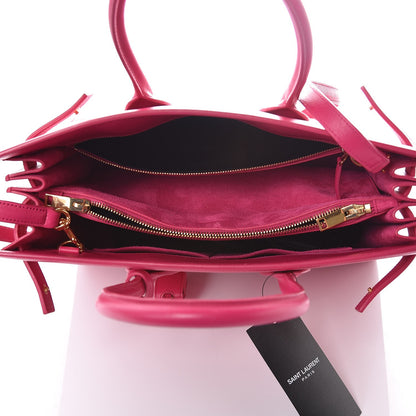 Saint Laurent Calfskin Small Sac De Jour Bubblegum 6 of 8