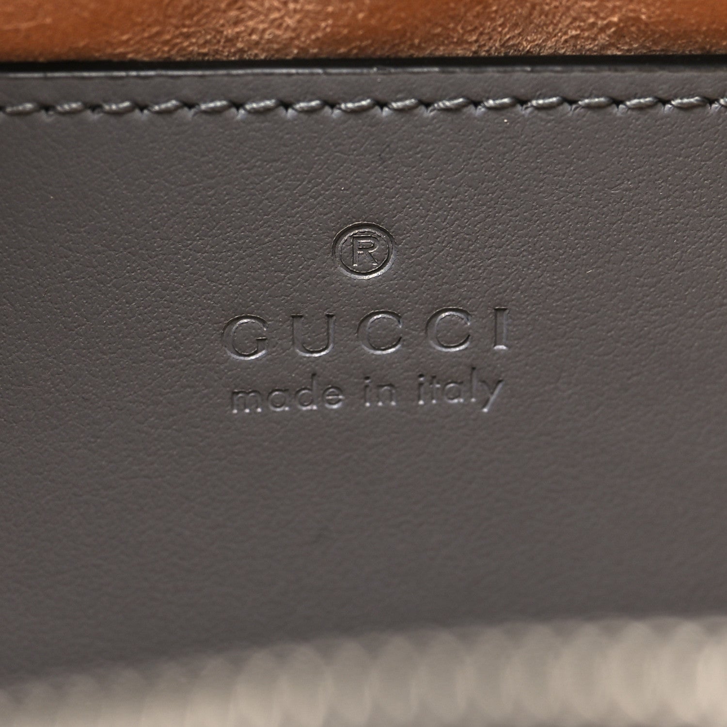 Gucci Calfskin Matelasse Aria Small GG Marmont Chain Shoulder Bag Deep Grey 6 of 12
