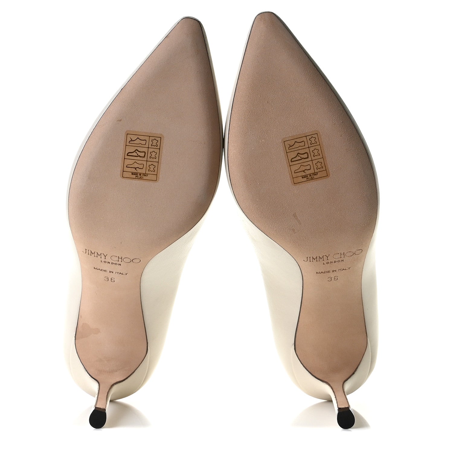 Jimmy Choo Kid Pointy Toe Romy 100 Pumps 36 Chalk 8 of 12
