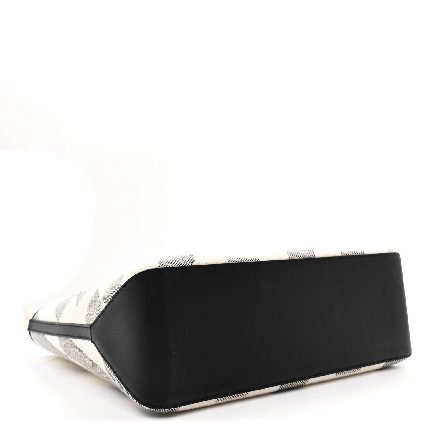 Hermes Swift H Canvas Cabas H En Biais 40 Black Ecru 3 of 9
